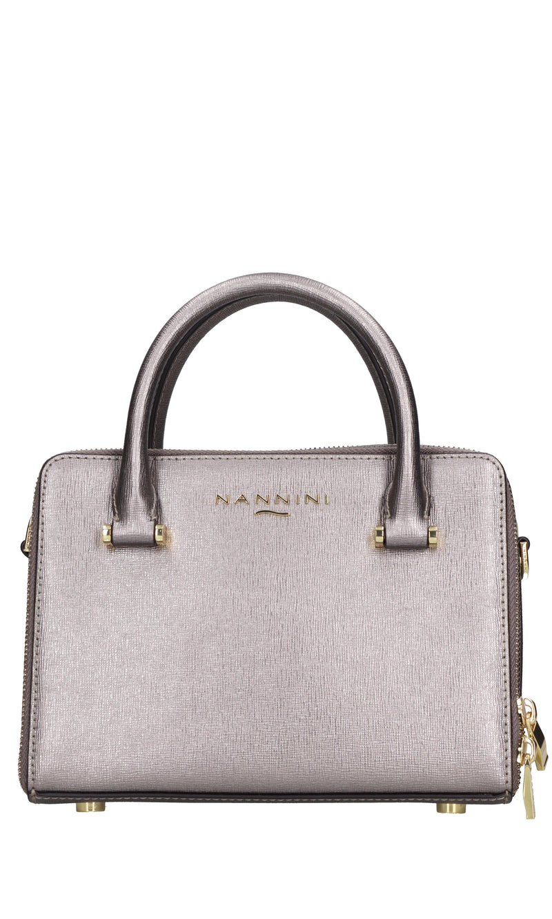 Borsa Flora in pelle 