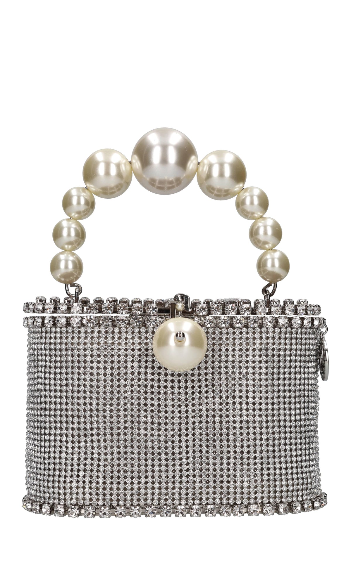 Borsa Holli luce in strass e metallo 