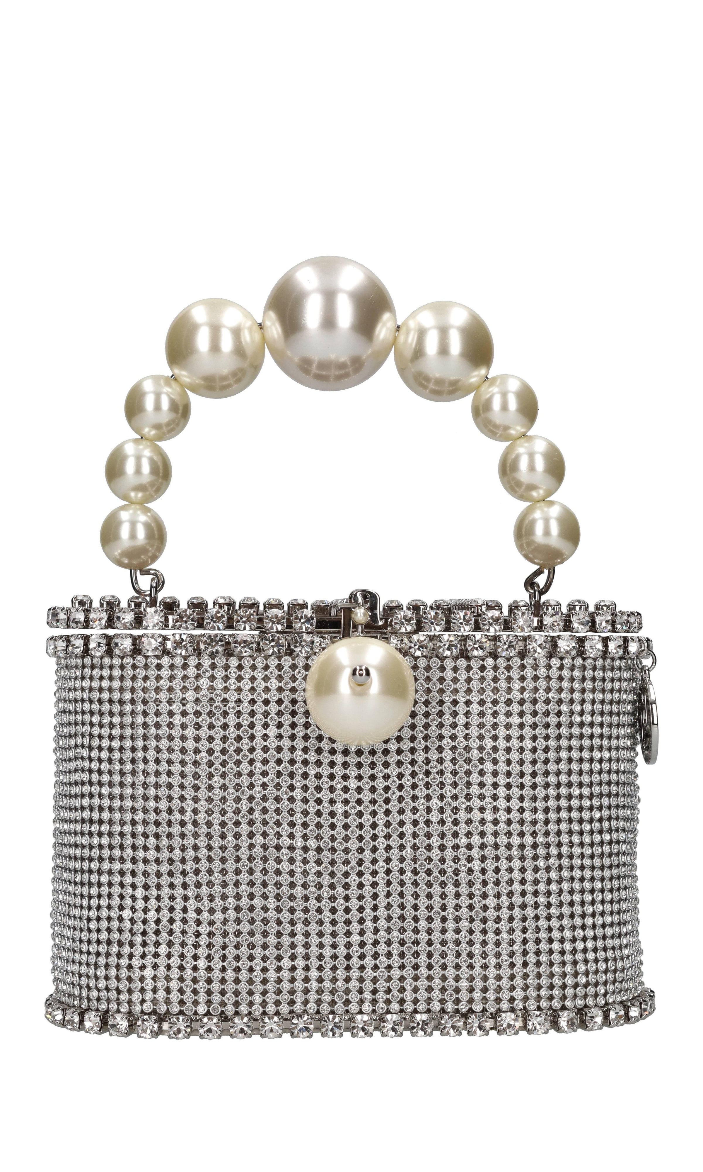 Borsa Holli luce in strass e metallo 