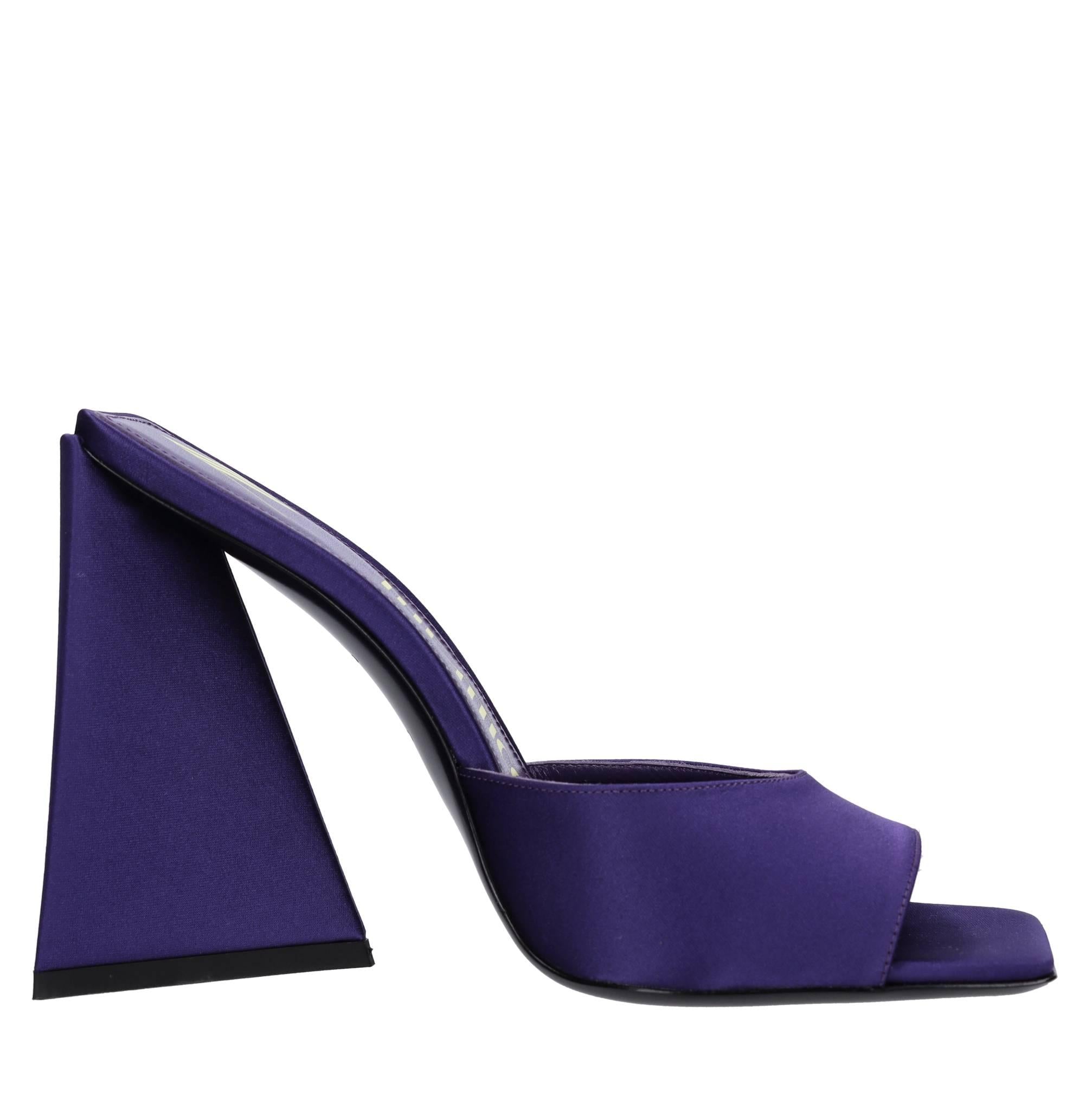 Mules in raso 