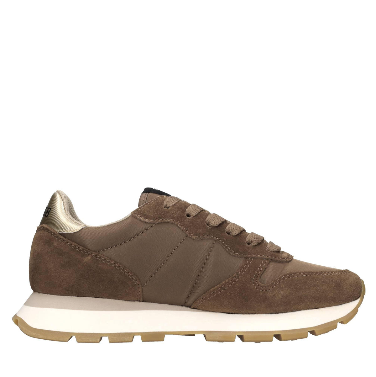 Sneakers in pelle tessuto ed ecopelle 