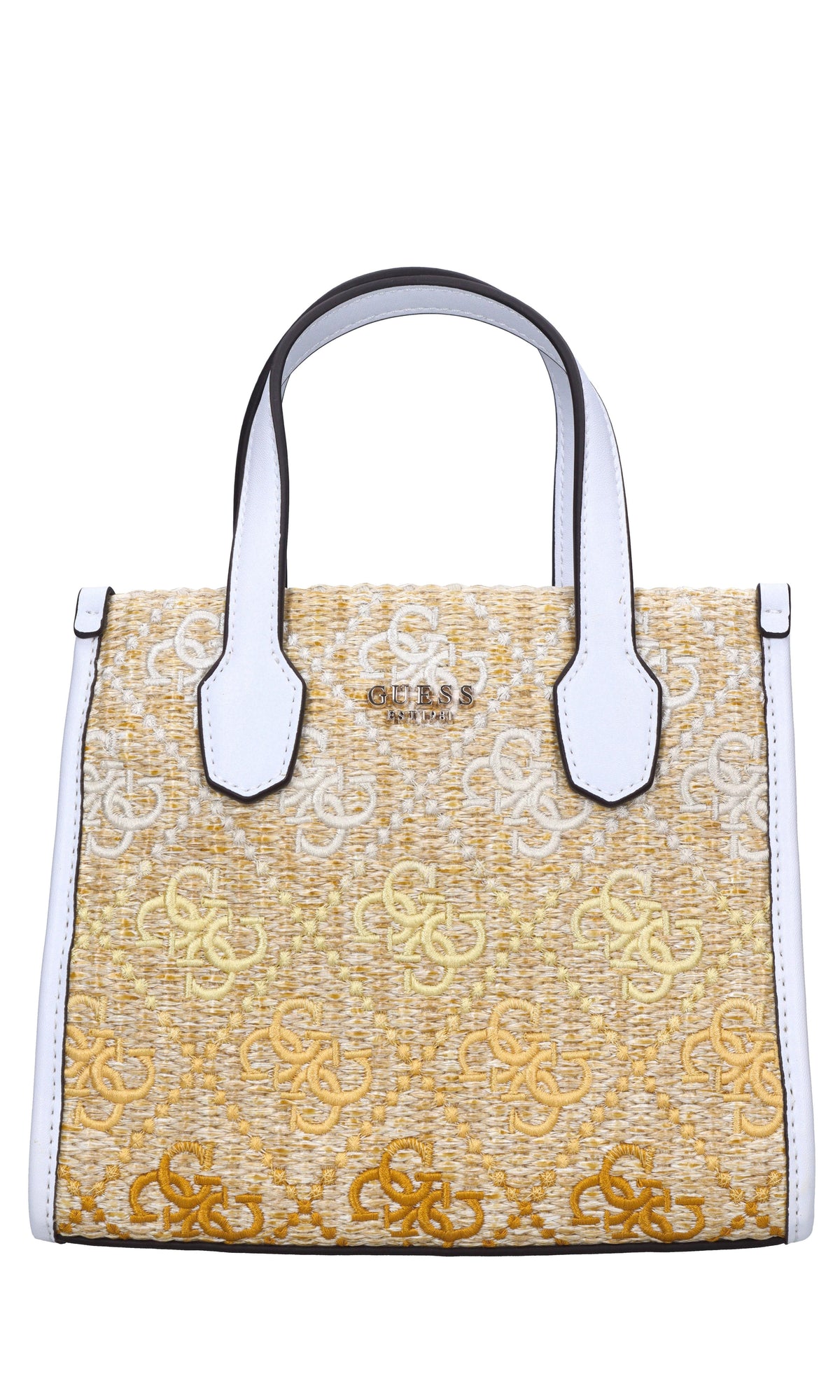 Borsa in ecopelle e rafia 