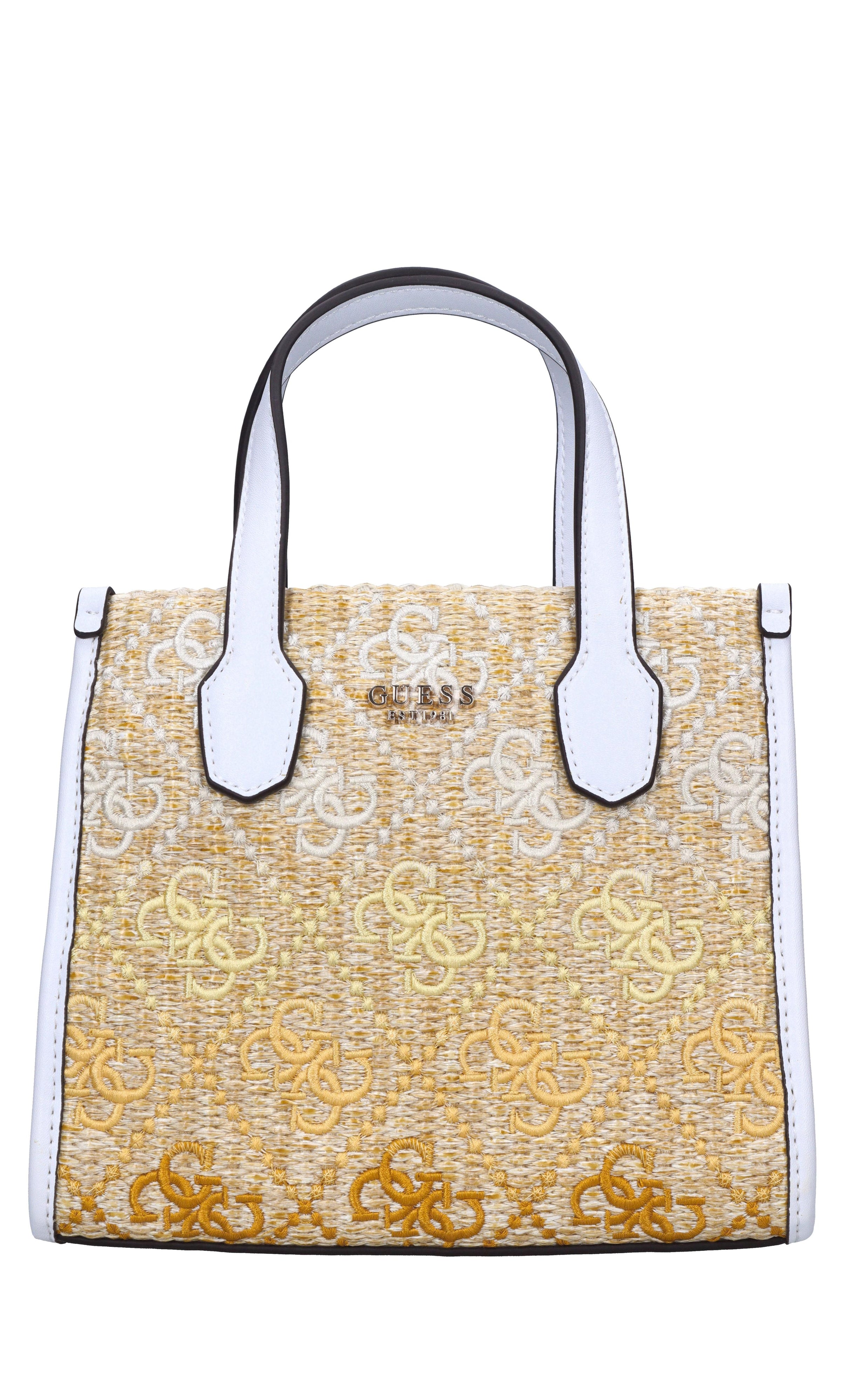 Borsa in ecopelle e rafia 