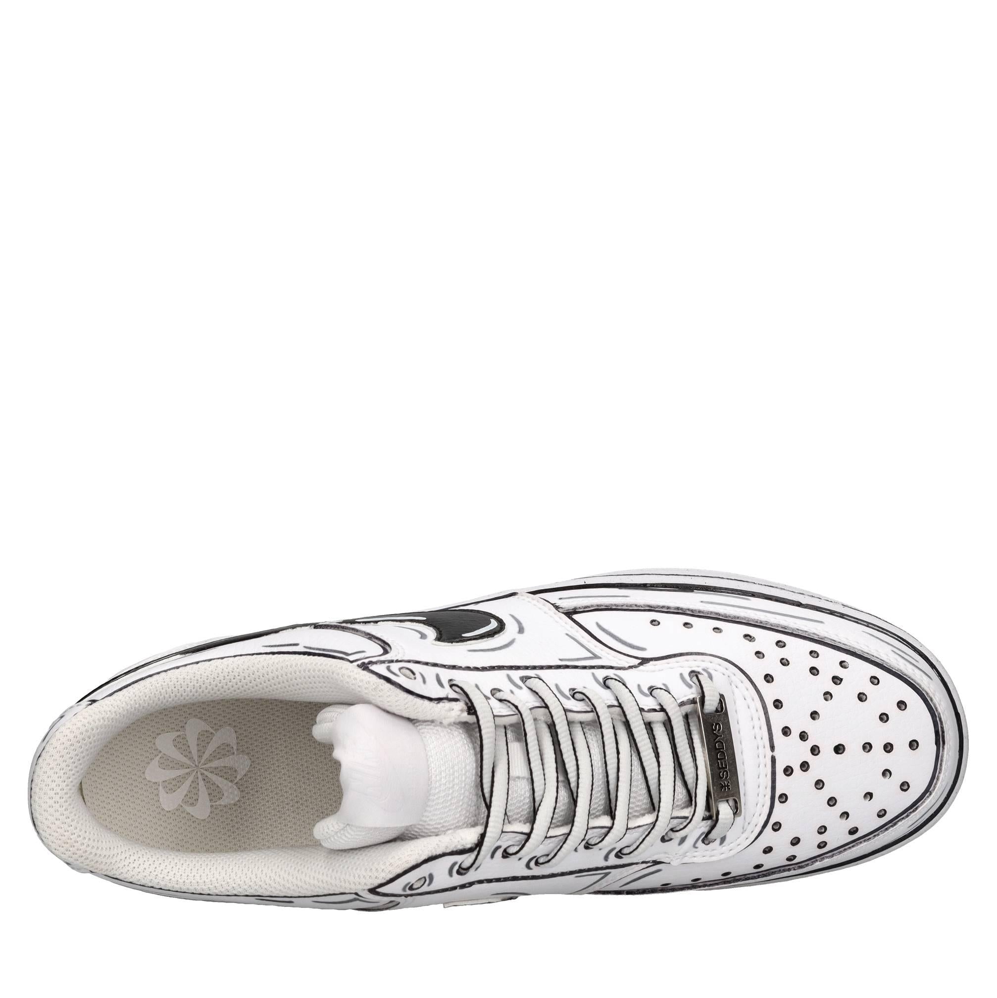 Sneakers in ecopelle e tessuto 