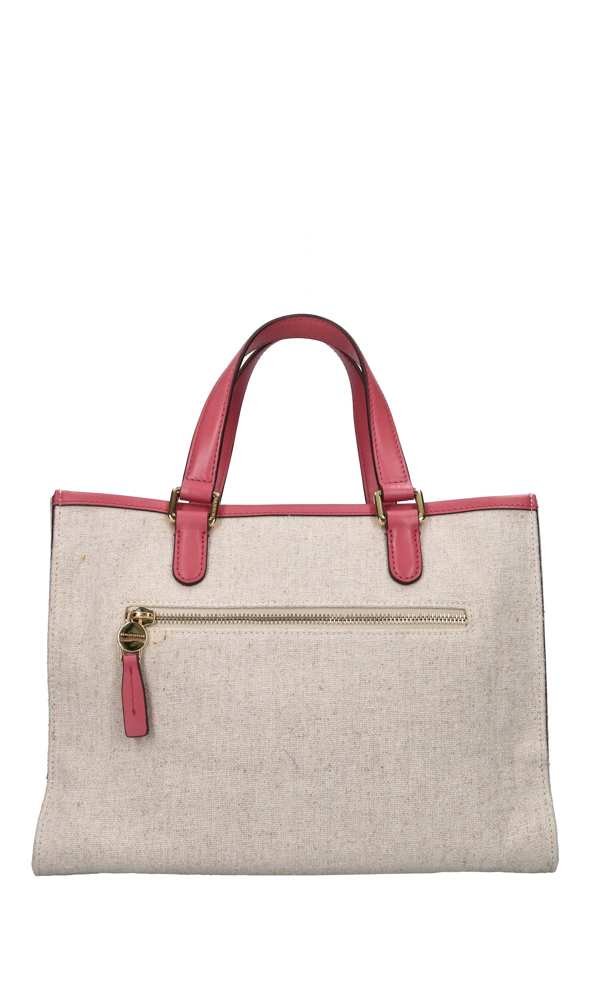 Borsa in tessuto e pelle 