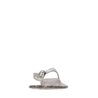 Sandali flat Jelly Glitter in PVC e Swarovski 