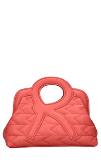 Borsa R Mini Frame Bag in ecopelle 