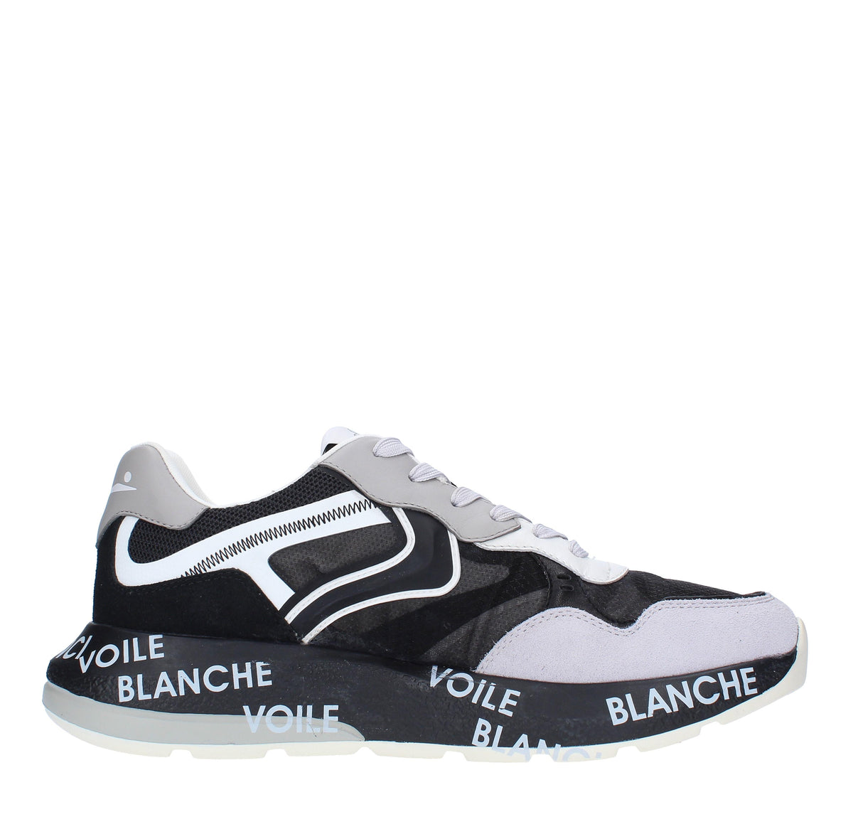 Sneakers VOILE BLANCHE modello SHINE in camoscio pelle e tessuto 