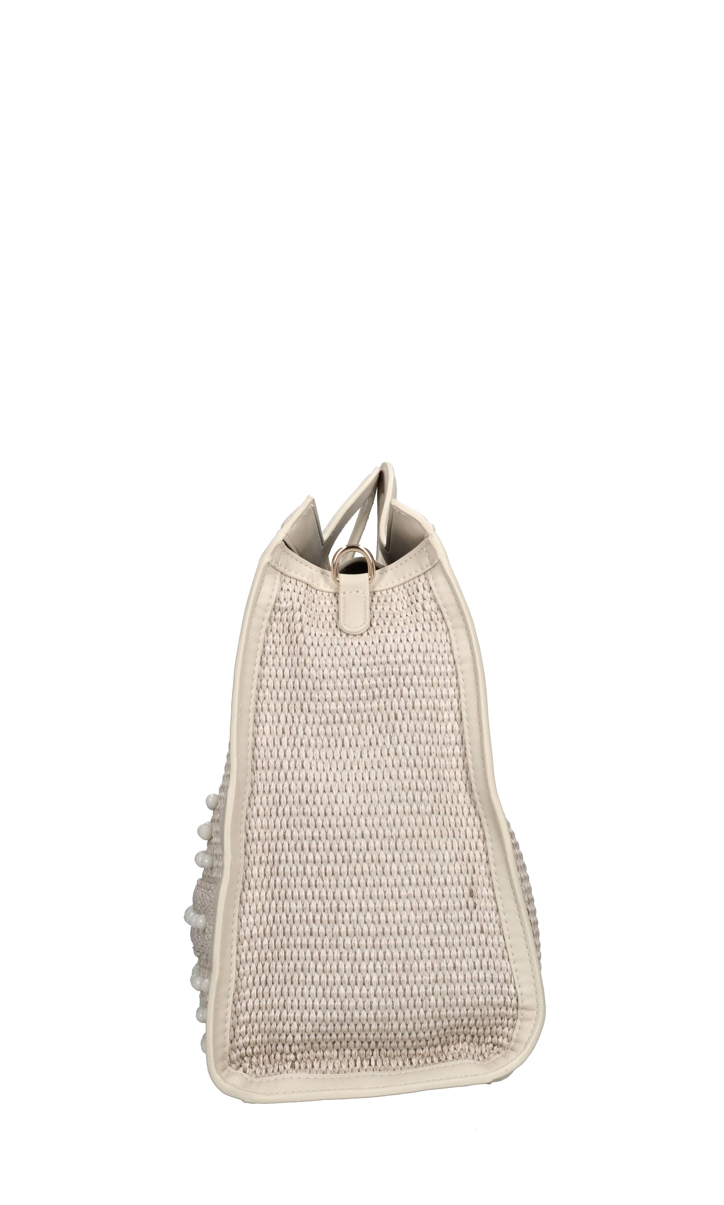 Borsa Malibu in rafia ed ecopelle 