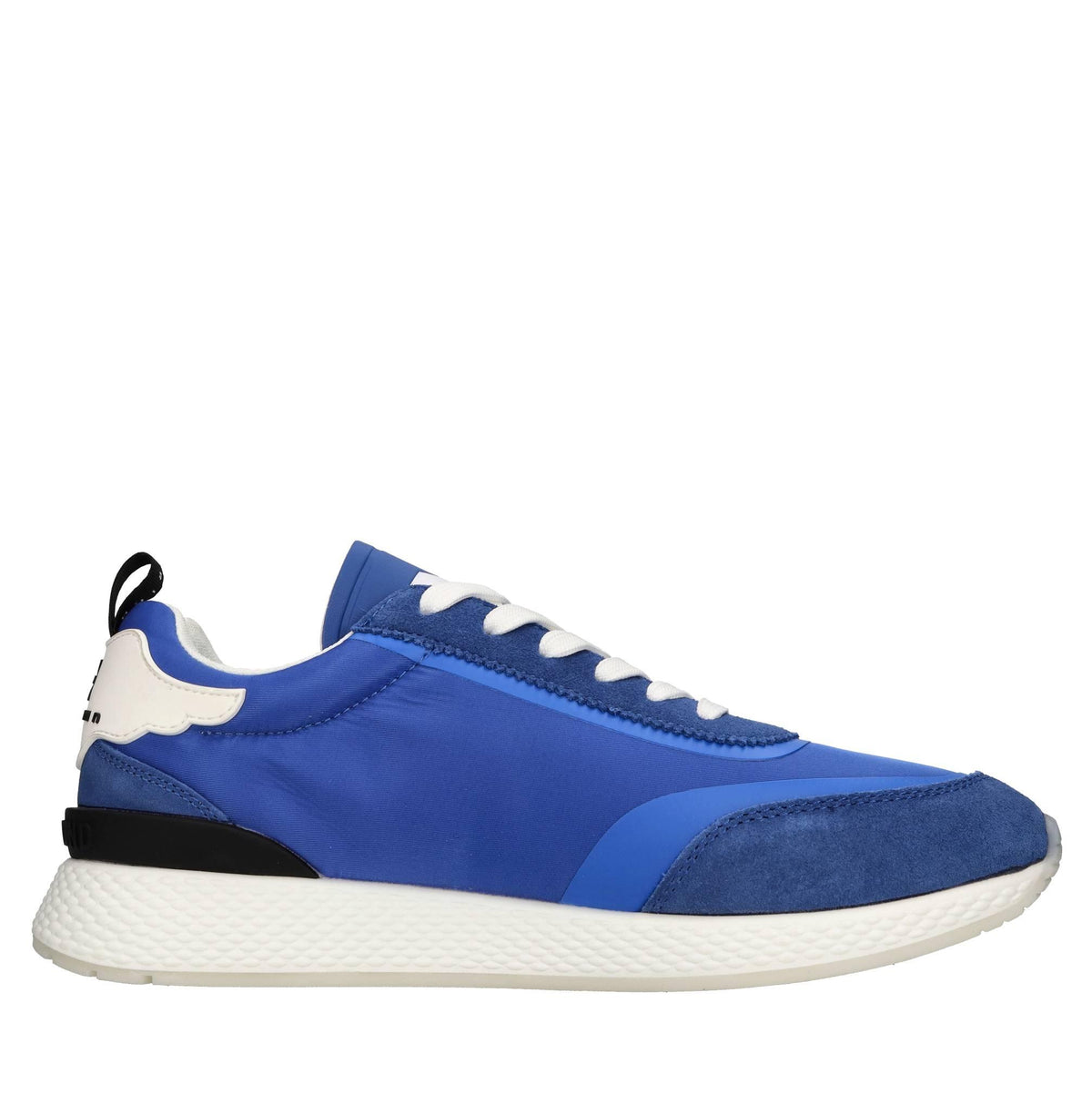 Sneakers in camoscio ed tessuto 