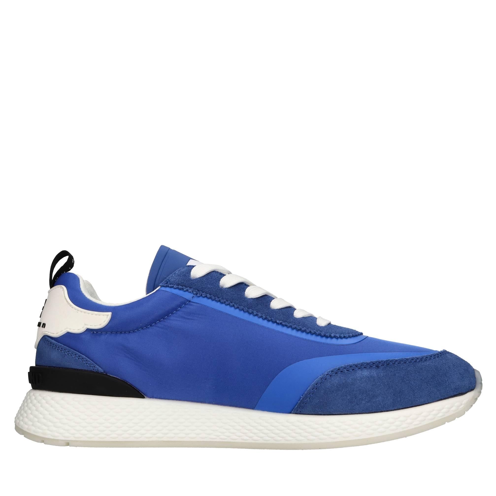 Sneakers in camoscio ed tessuto 