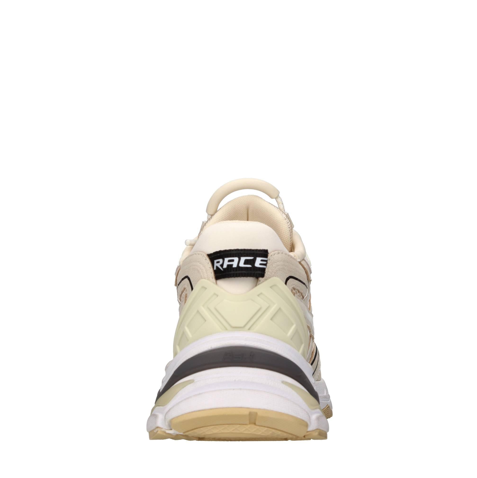 Sneakers modello Race in pelle e tessuto 