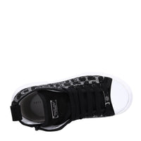 Sneakers in camoscio e strass 