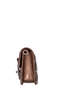 Borsa in pelle laminata 