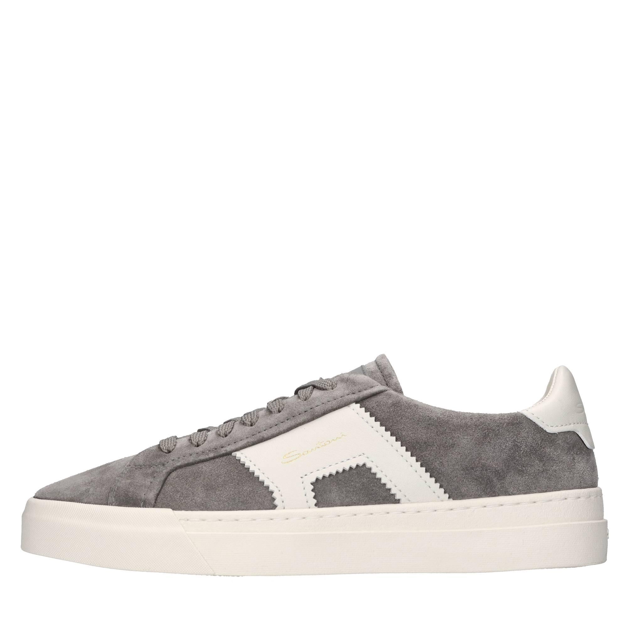 Snekares in camoscio e pelle 