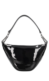 Borsa in vernice e borchie 