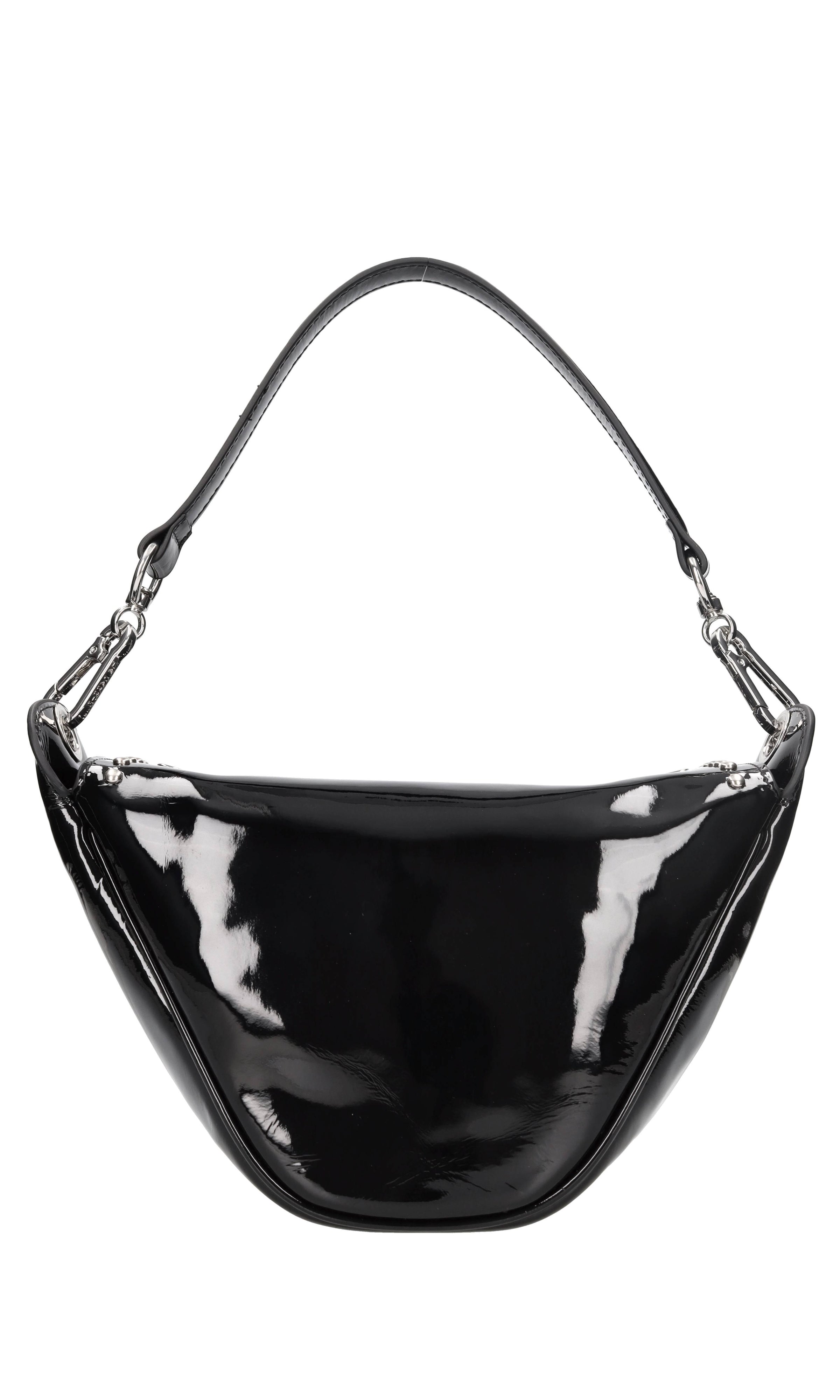 Borsa in vernice e borchie 