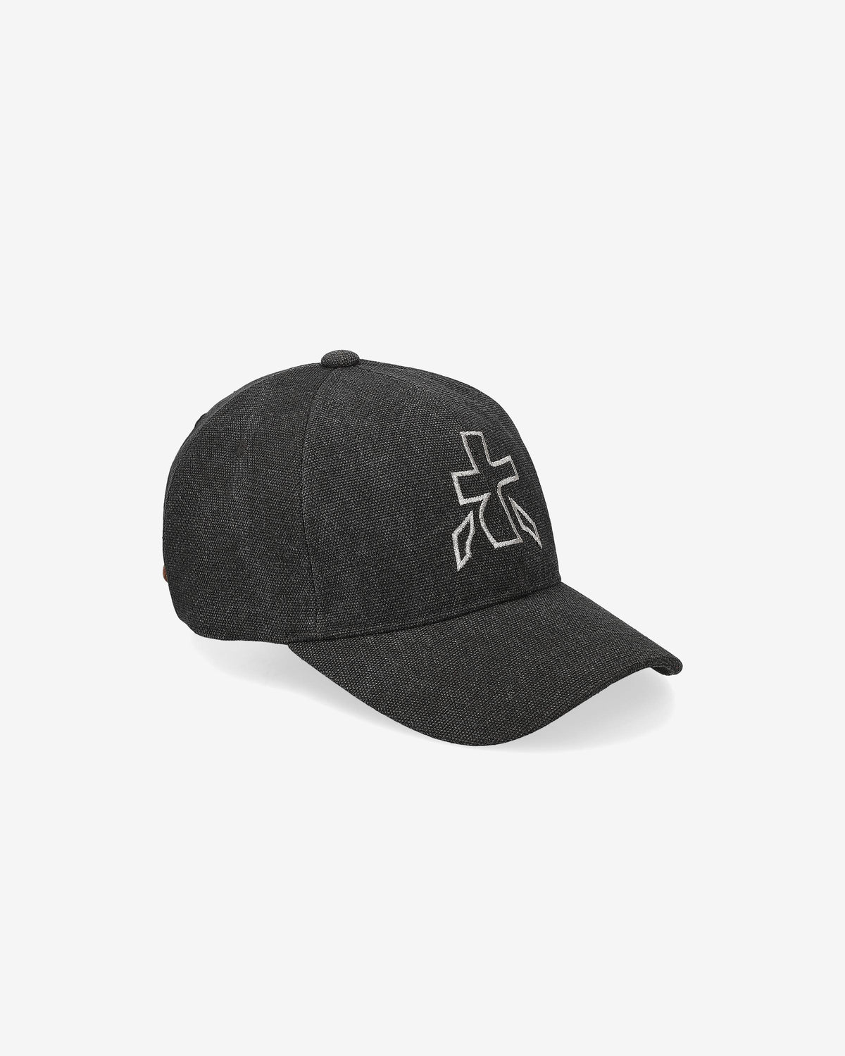 Cappello PREMIATA in cotone con cinturino in pelle e fibbia.<BR/> 