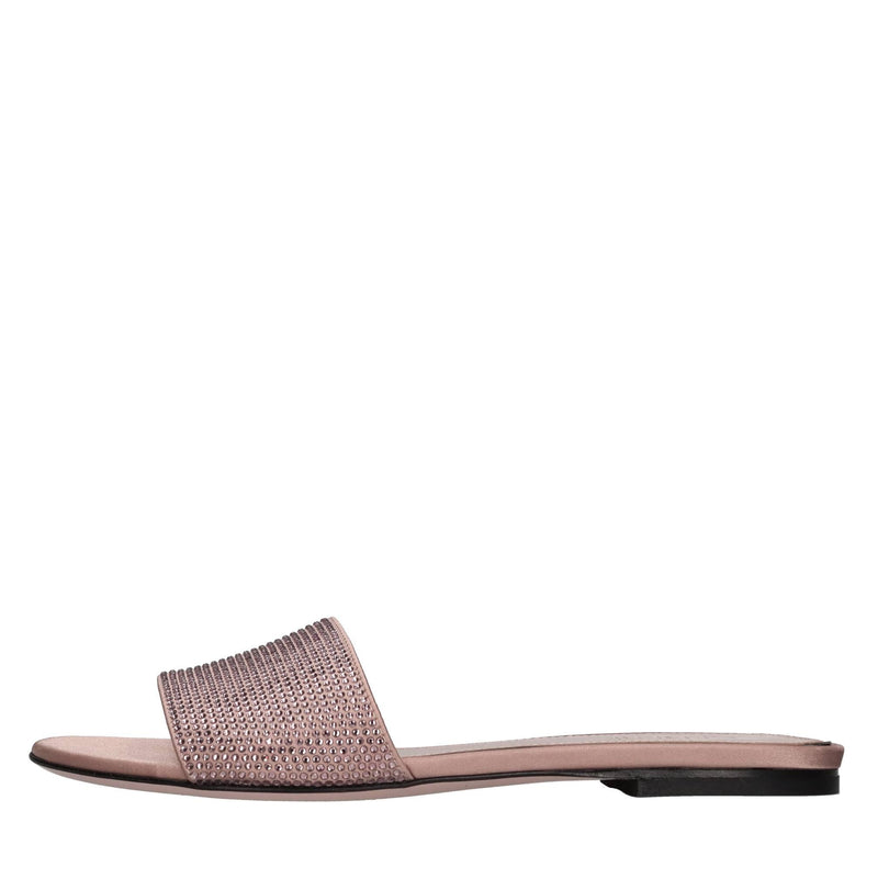 Mules Cassis in raso e strass 
