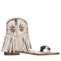 Sandali flat in pelle 
