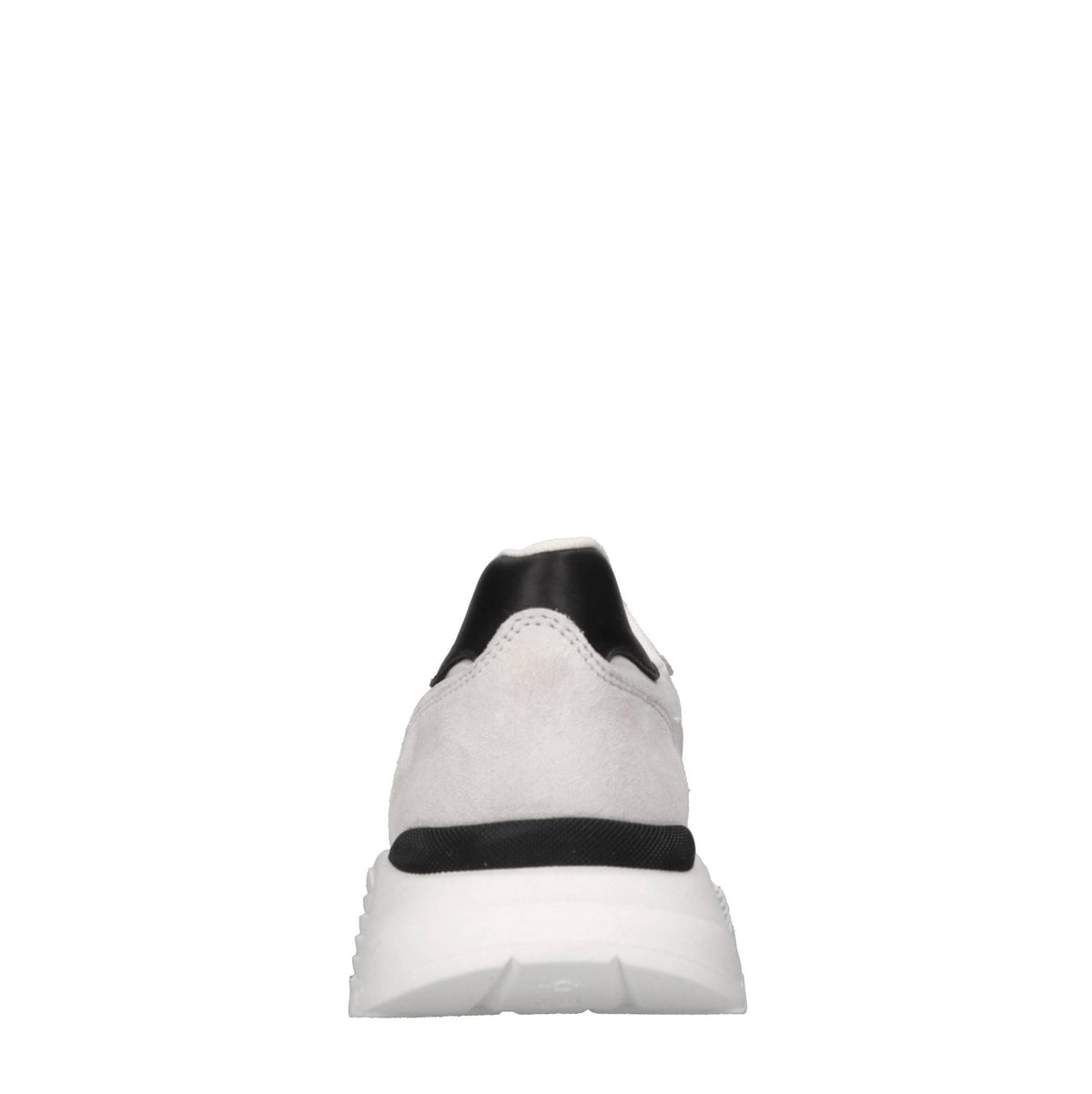 Sneakers in pelle e tessuto 