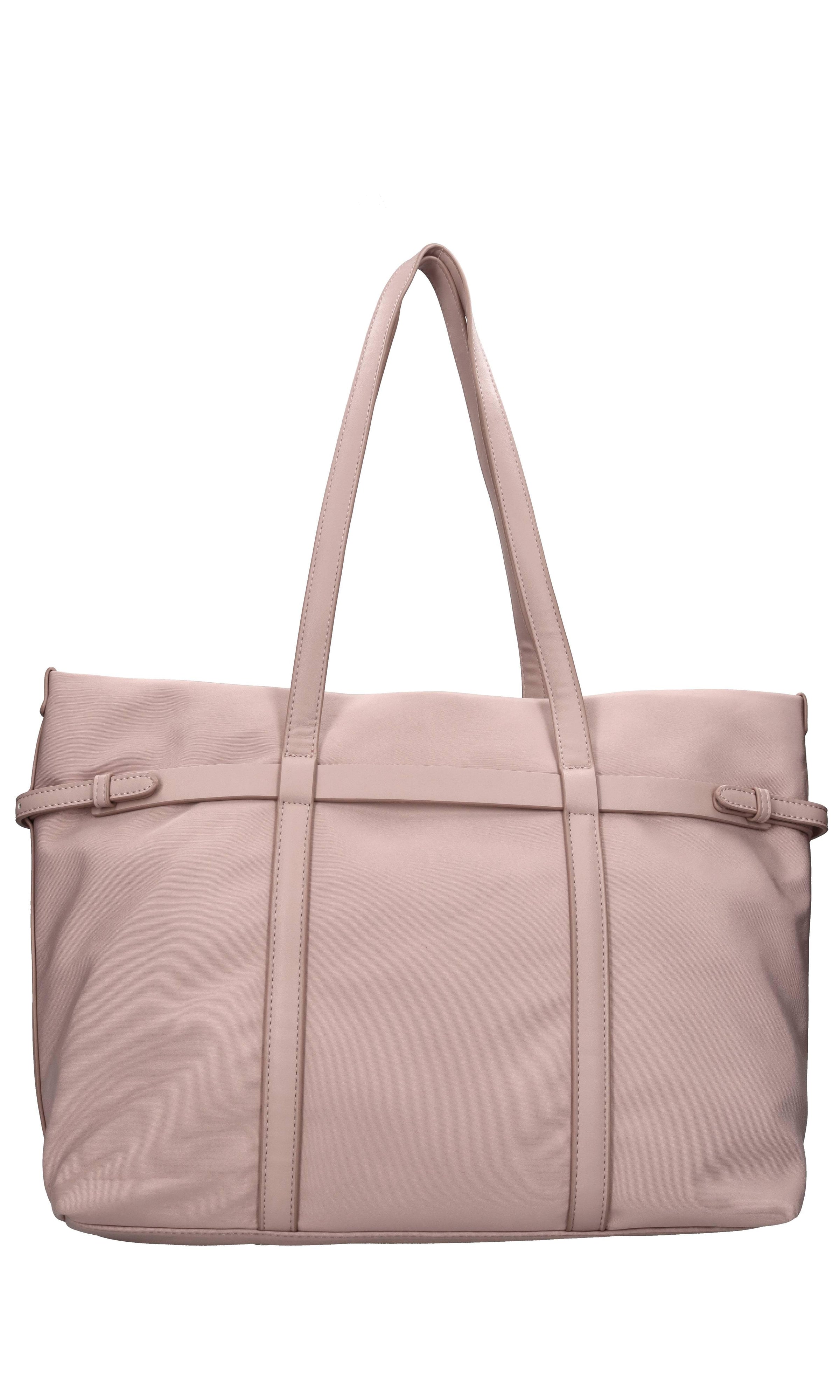 Borsa in tessuto ed ecopelle 