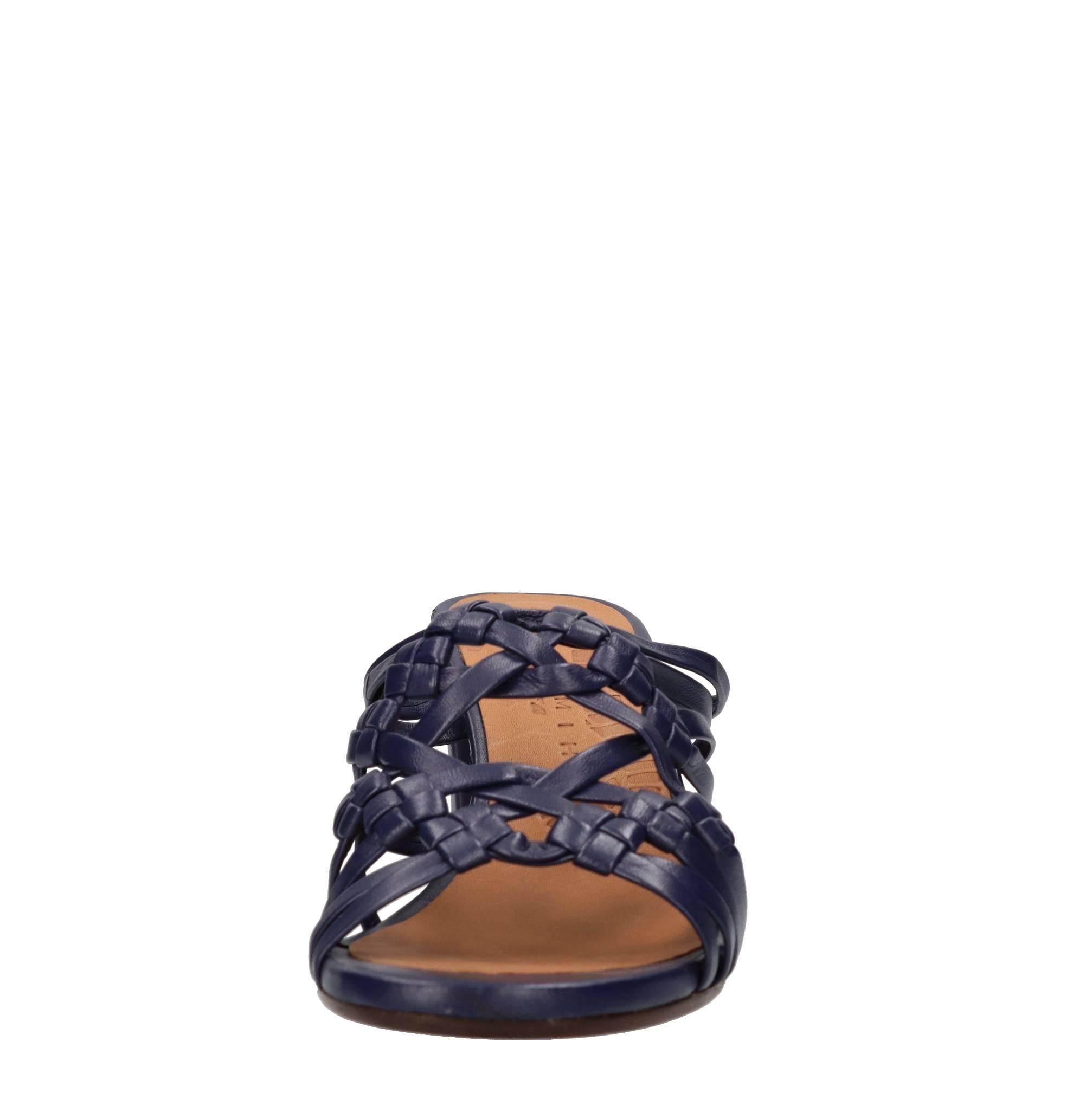 Mules in pelle 