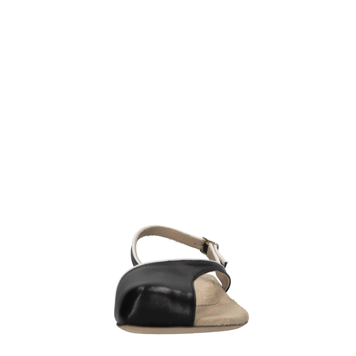 Sandali flat in pelle 