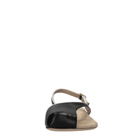 Sandali flat in pelle 
