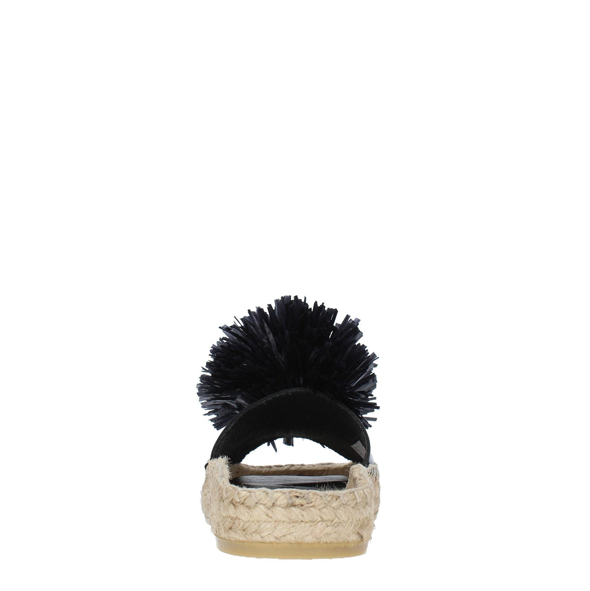 Mules modello FUJI in pelle e rafia 