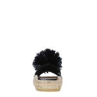 Mules modello FUJI in pelle e rafia 