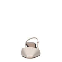Décolleté slingback in pelle 