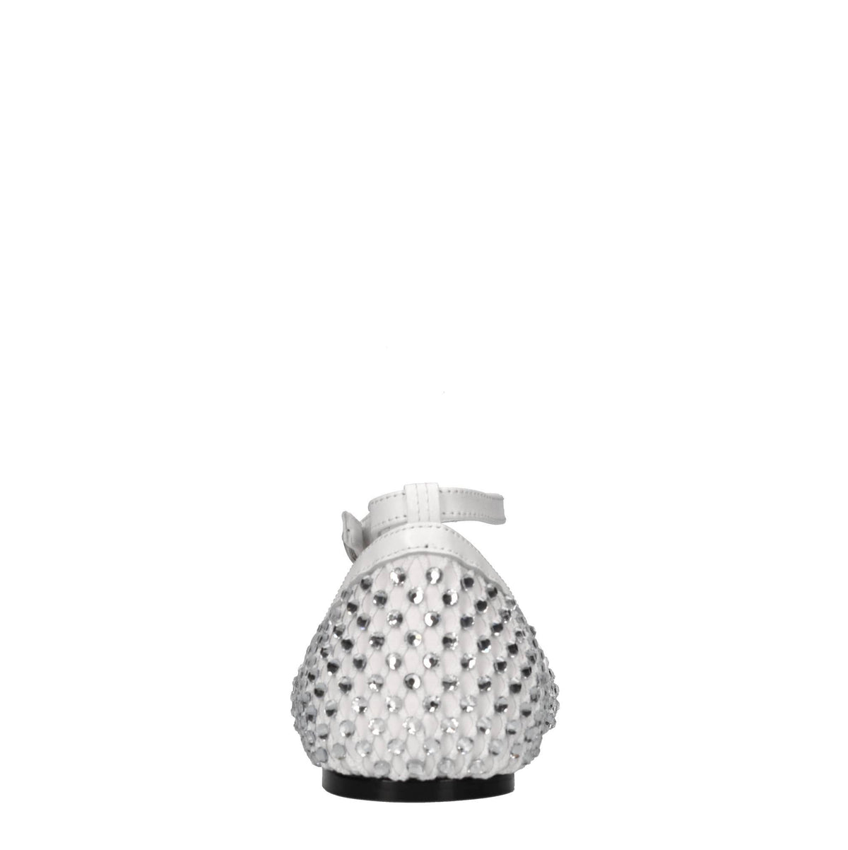 Ballerine Dollie in pelle tessuto e strass 