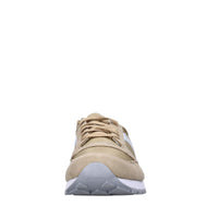 Sneakers in camoscio e tessuto 
