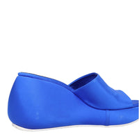 Mules Zeppa in raso 