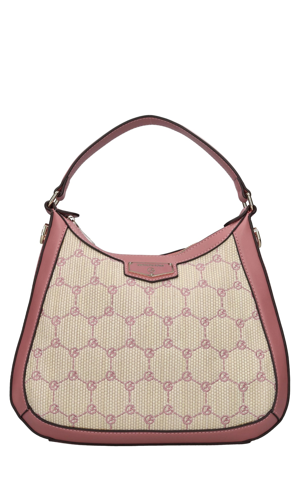 Borsa in tessuto ed ecopelle 