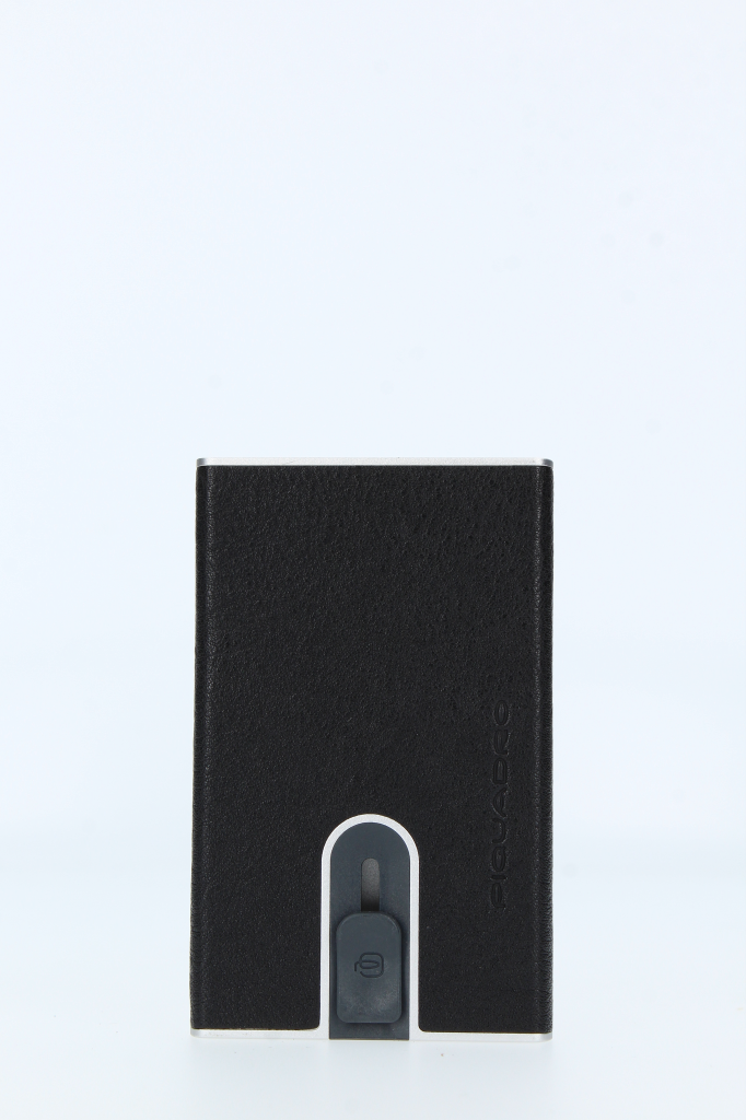 Porta carte di credito PIQUADRO codice prodotto PP4825B3R in pelle e metallo 
