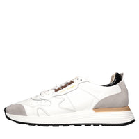 Sneakers in pelle e camoscio 