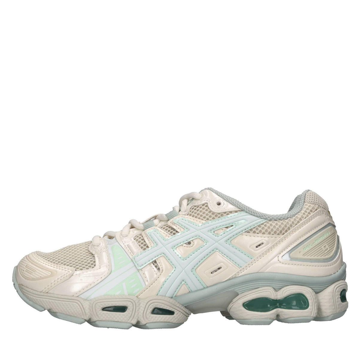 Sneakers in ecopelle e tessuto 