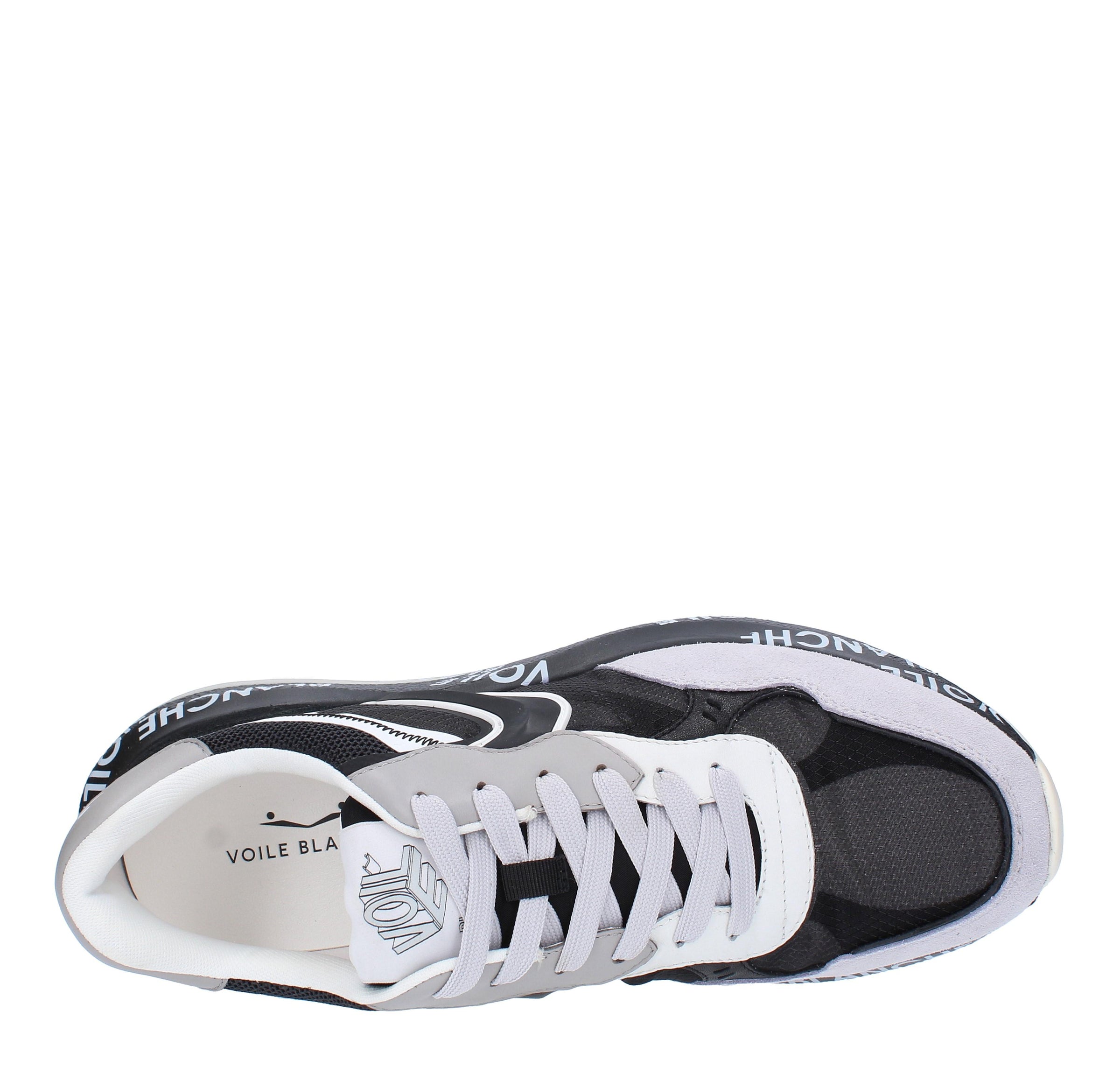 Sneakers VOILE BLANCHE modello SHINE in camoscio pelle e tessuto 
