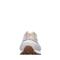 Sneakers in camoscio e tessuto 