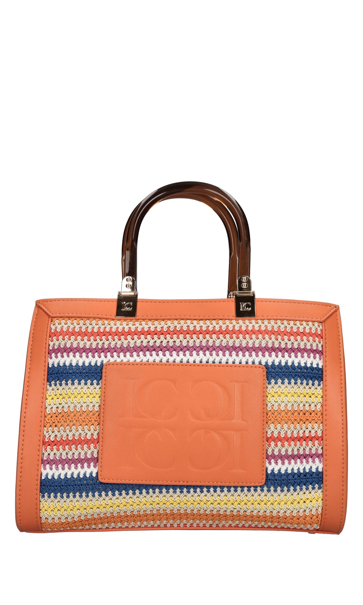 Borsa modello BRANDICCHI in tessuto ed ecopelle 