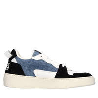 Sneakers in multimateriale 