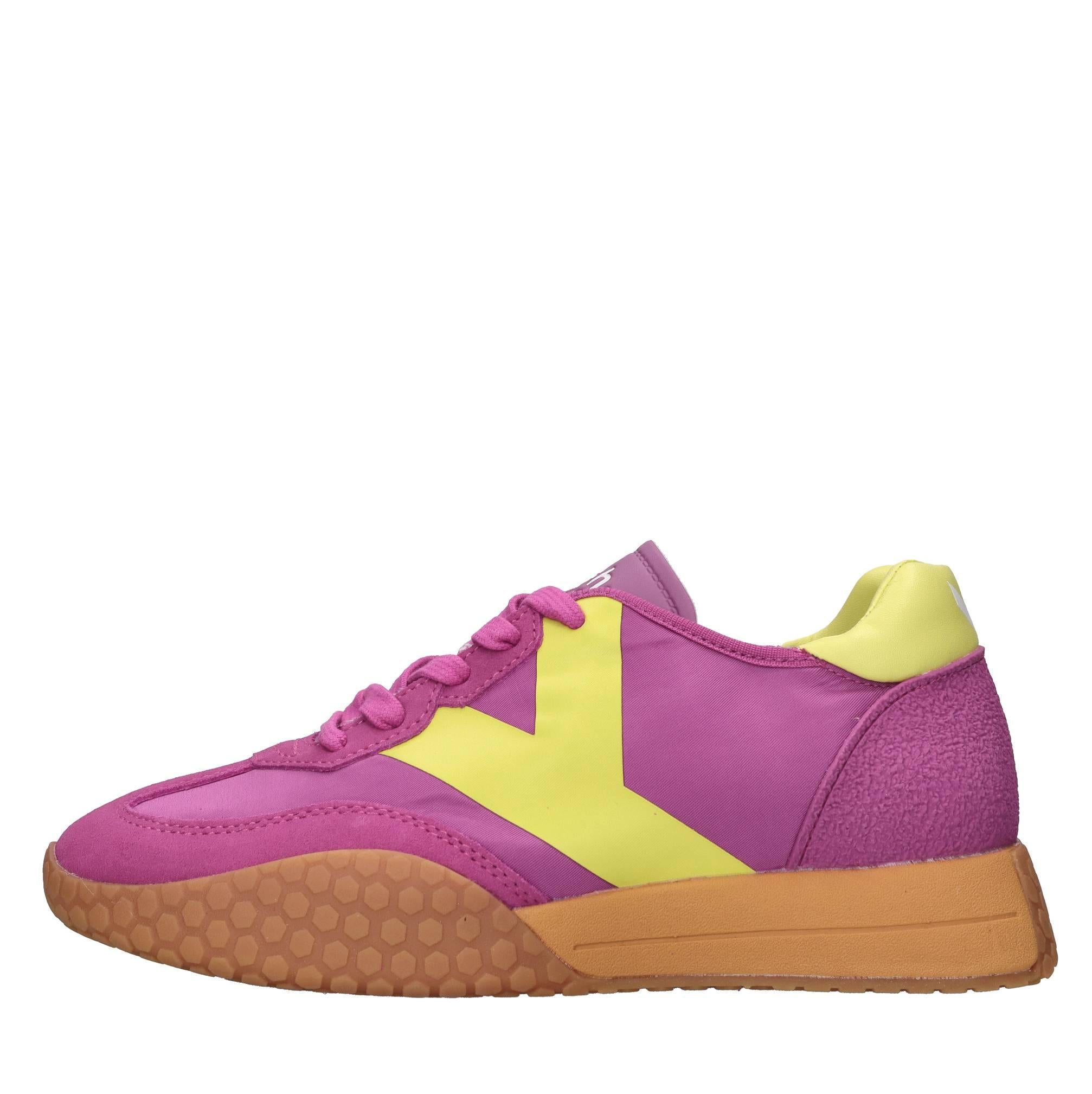 Sneakers in camoscio ecopelle e tessuto<BR/> 
