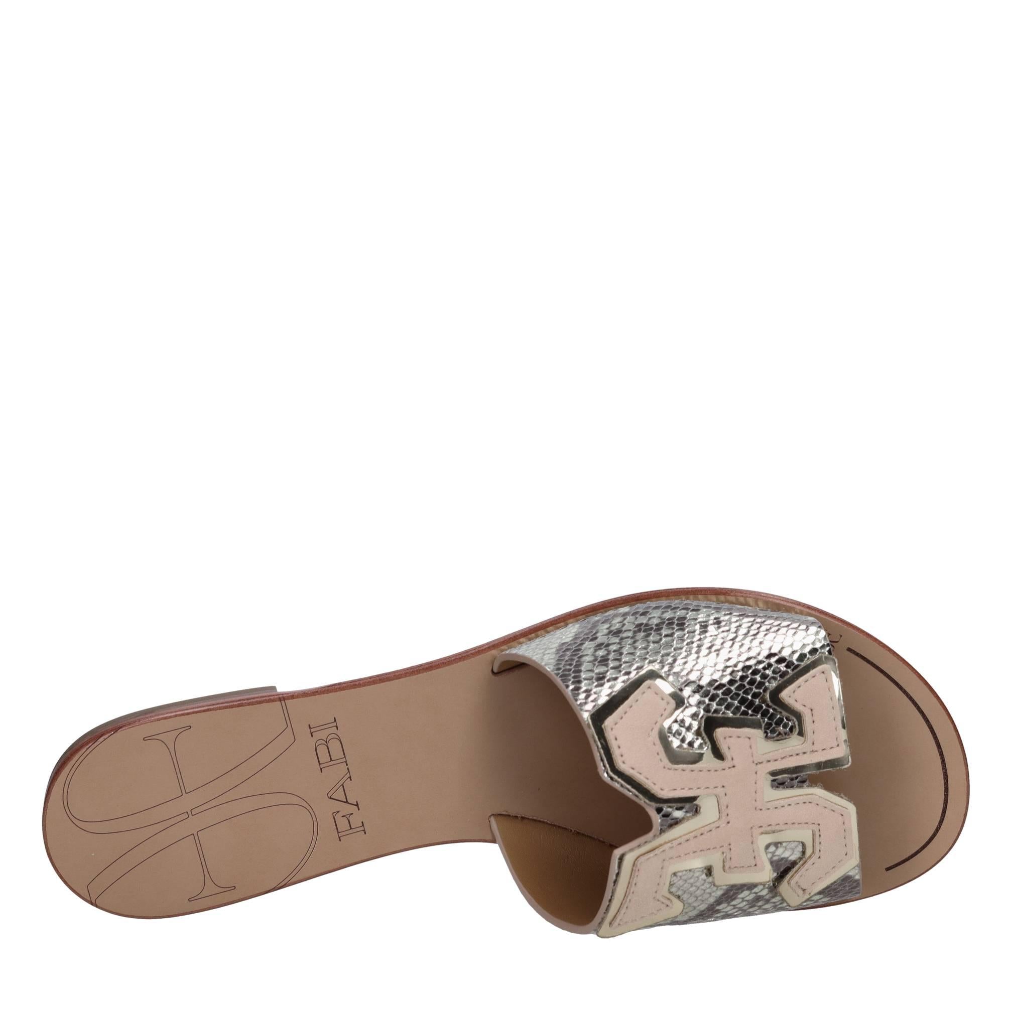 Mules in pelle 