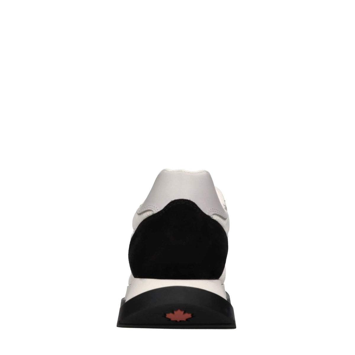 Sneakers in pelle e tessuto 
