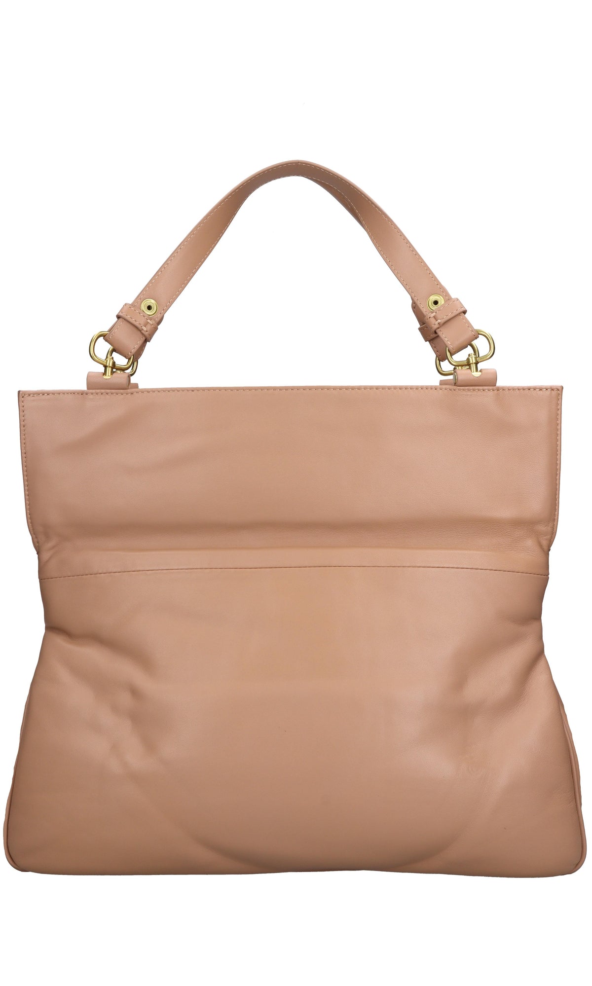 Borsa Woven Logo in pelle 