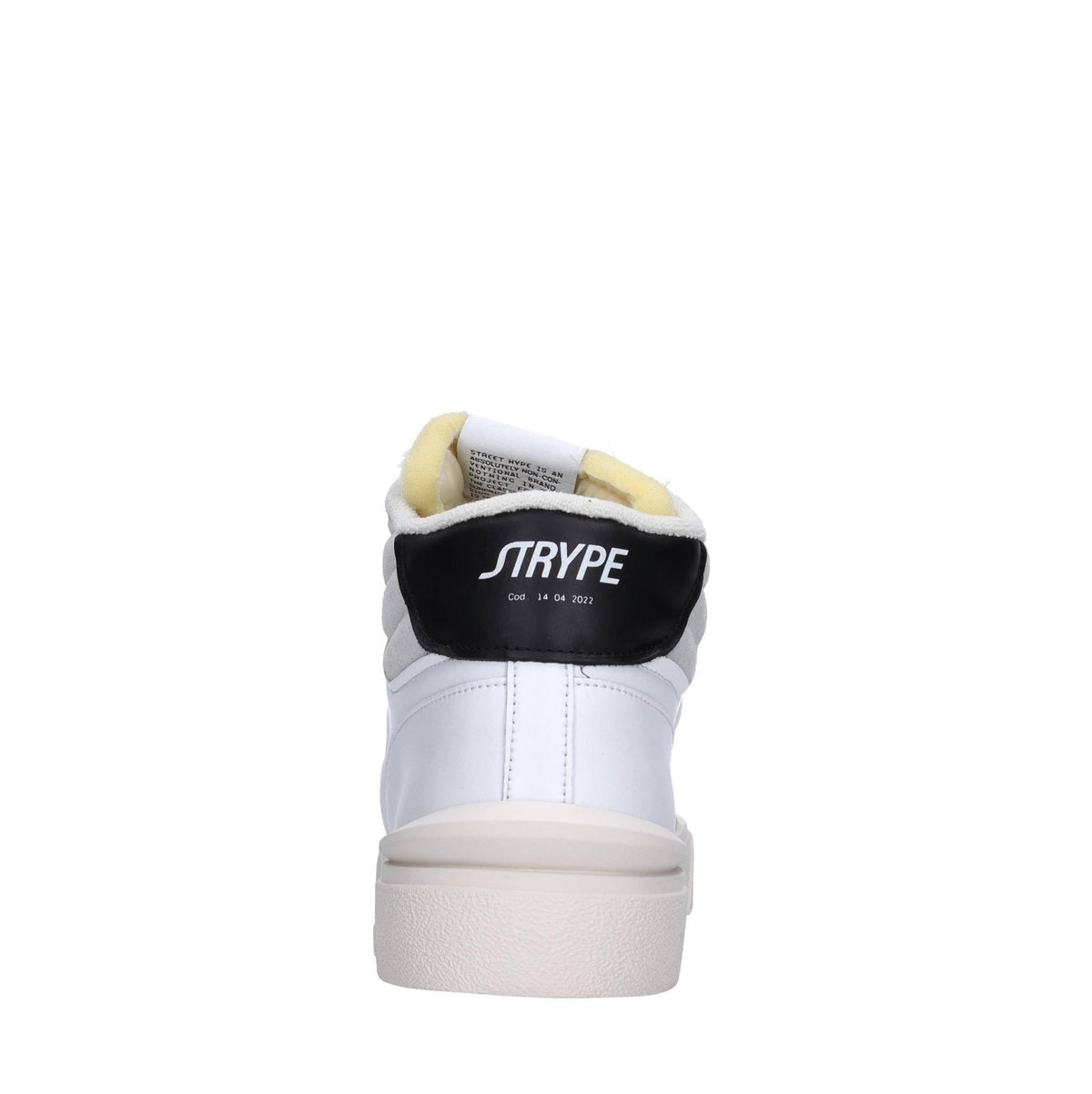 Sneakers in pelle e tessuto 