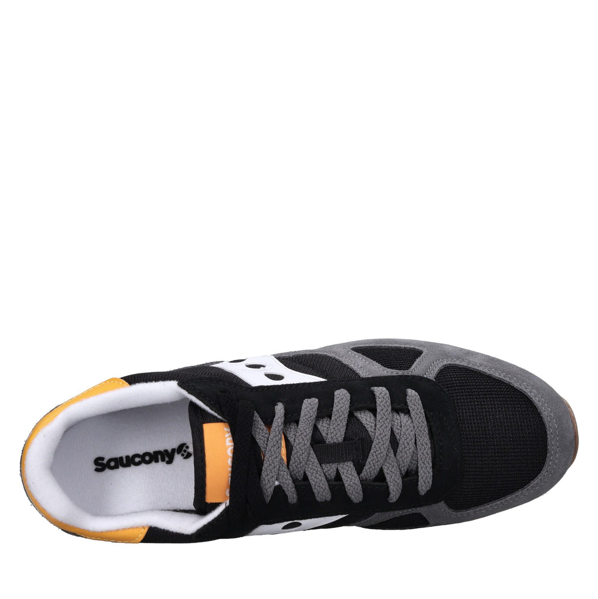 Sneakers in camoscio e tessuto 