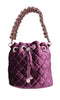LA CARRIE Velvet bag